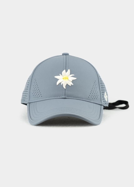 Cap "Edelweiß Outdoor v2" - graublau (Curved)